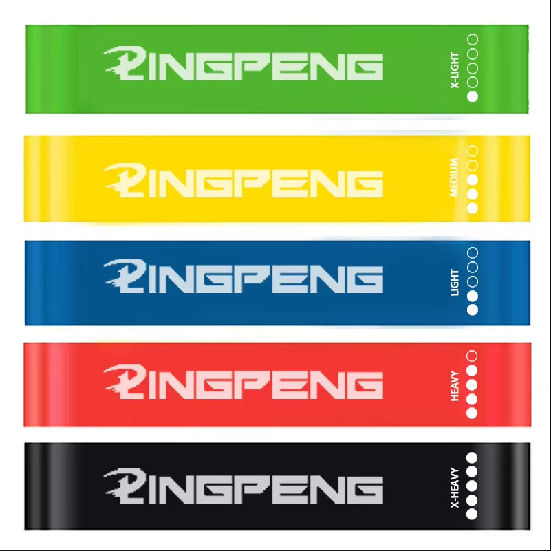 Different Resistance Bands Yoga Band Fitness Exercise Training Hip Tension Band Leg Squat Dance Elastic Loop Stretch Band